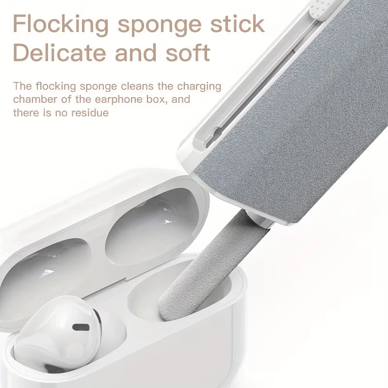 Multifunctional Cleaning Kit Mobile Phone Earphone Cleaning Brush Pen, Camera Phone Laptop Cleaning Tool, Portable Cleaning Pen
