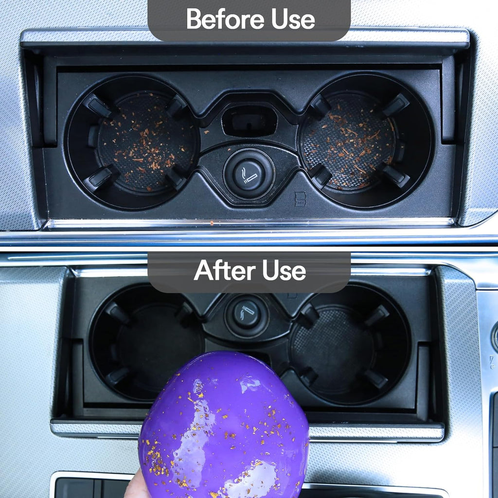 Car Cleaning Gel Cleaning Putty Car Interior Cleaner Car Detailing Kit Car Cleaning Slime Car Cleaning Supplies Car Accessories Gifts for Men Women Purple